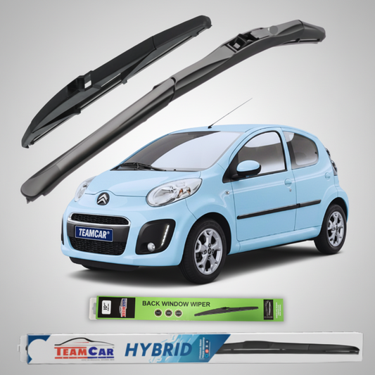 Ștergătoare Hibride TeamCar® Citroen C1 Facelift II 5 uși (2012–2014) | Set Complet