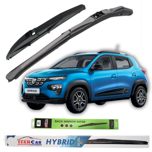 Scheibenwischer Dacia Spring (2021–2025) TeamCar® – Komplettes Hybrid-Set