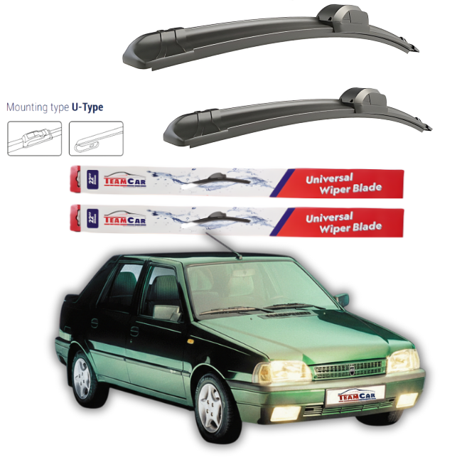 Wipers Dacia Supernova 2000-2003 – Flat front set