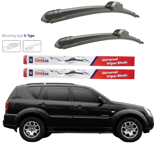 Wipers Daewoo Rexton (GAB) 2002-2005 – Front Flat Set