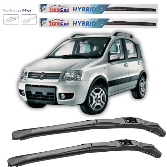 Wipers Fiat Panda (169) 2003-2011 Hybrid – Front set