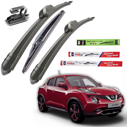 Nissan Juke F15 (2010–2019) TeamCar® Wipers – Complete Flat Set