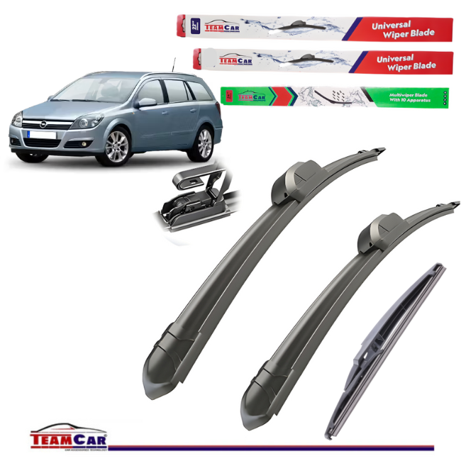Stergatoare Opel Astra H Caravan (2004–2010) TeamCar® Flat – Set Complet