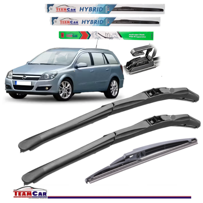 Stergatoare Opel Astra H Caravan (2004–2010) TeamCar® Hybrid – Set complet