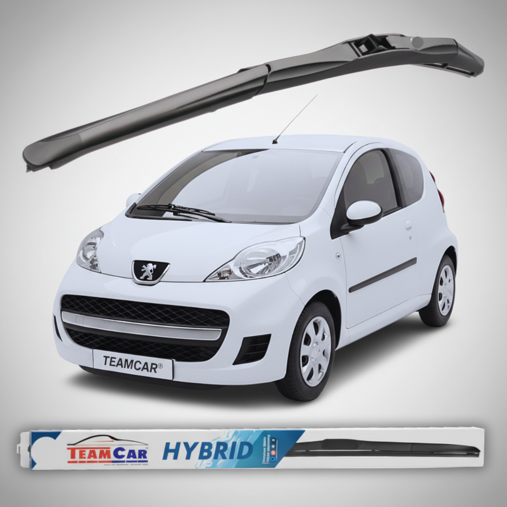 Ștergător Peugeot 107 3 uși Facelift (2009–2012) Hibrid | Față – TeamCar®