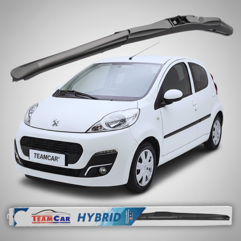 Ștergător Peugeot 107 5 uși Facelift II (2012–2014) Hibrid | Față – TeamCar®