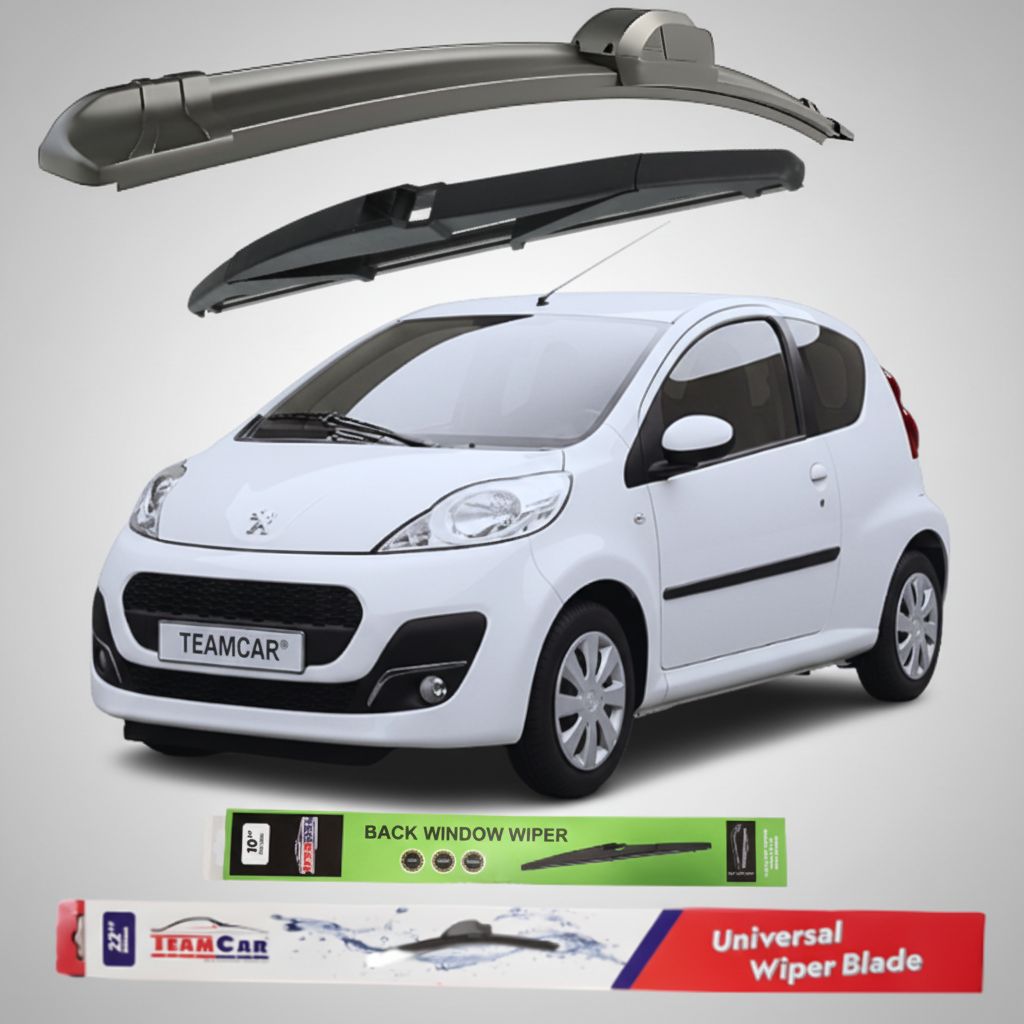 Ștergător Peugeot 107 3 uși Facelift II (2012–2014) Flat | Set Complet – TeamCar®