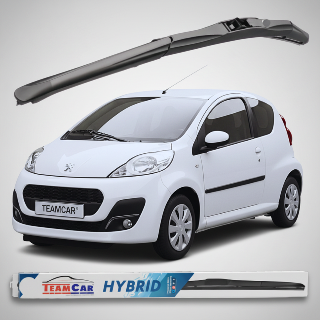 Ștergător Peugeot 107 3 uși Facelift II (2012–2014) Hibrid | Față – TeamCar®