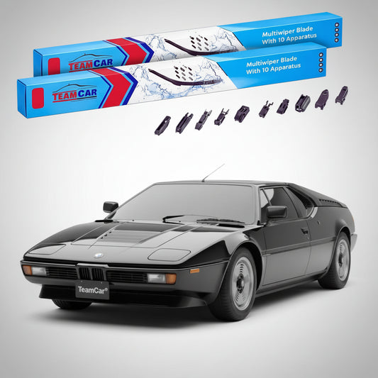 Ștergătoare TeamCar® pentru BMW M1 (E26) Coupe 1979–1983 – Set Față Flat Premium