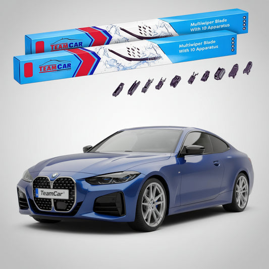 Ștergătoare TeamCar® pentru BMW M4 (G82) 2020–prezent – Set Față Flat Premium