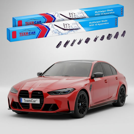 Ștergătoare TeamCar® pentru BMW M3 (G80) 2018–prezent – Set Față Flat Premium