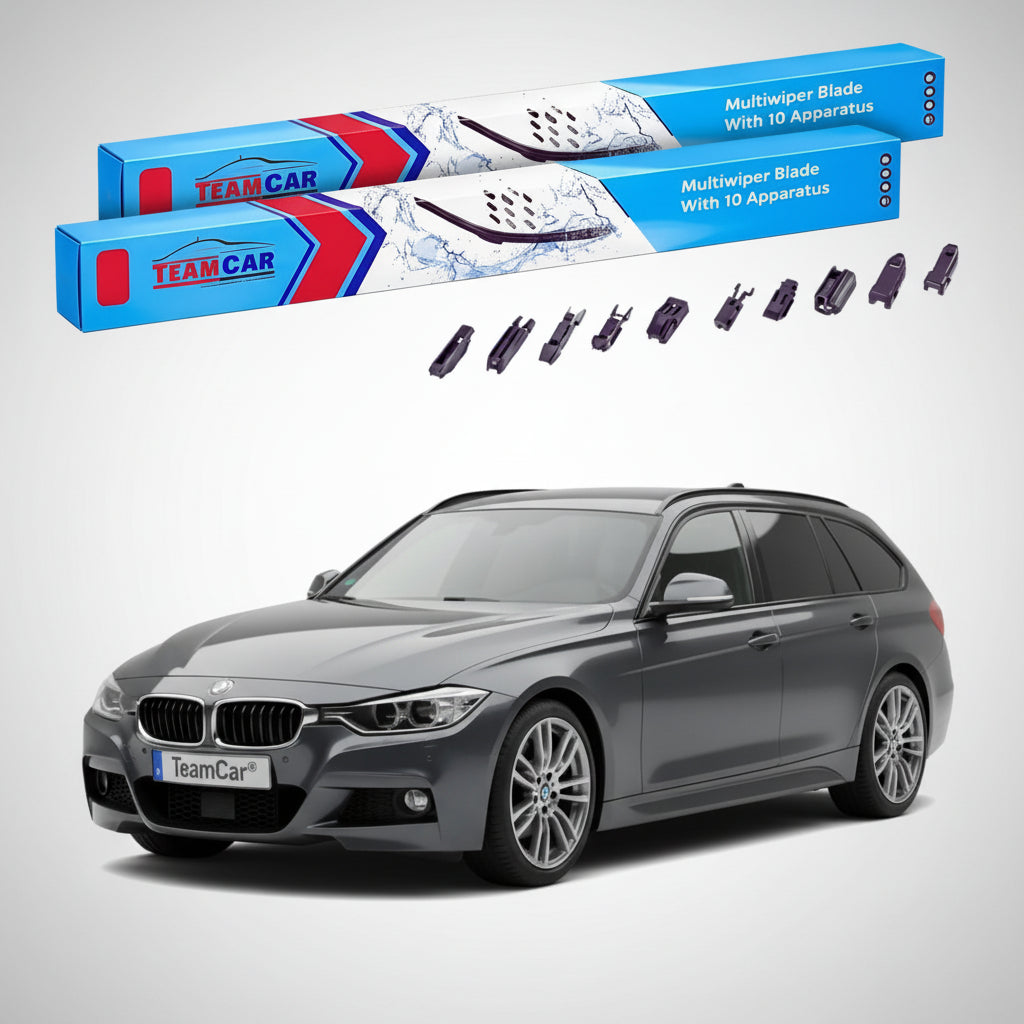 Ștergătoare TeamCar® pentru BMW Seria 3 Touring (F31) 2012–2019 – Set Față Flat Premium