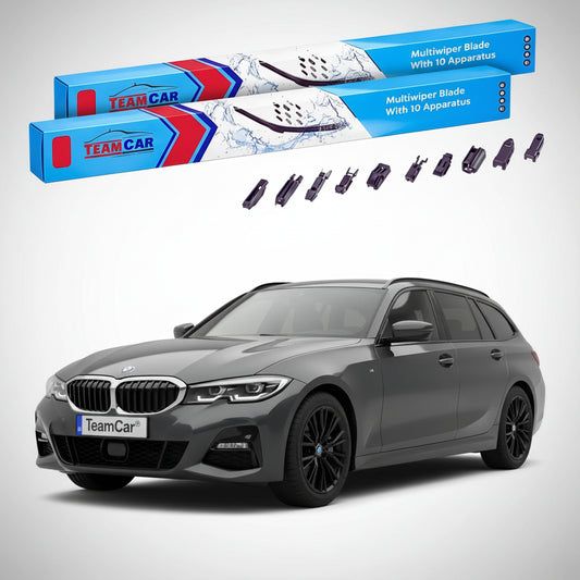 Ștergătoare TeamCar® pentru BMW Seria 3 Touring (G21) 2019–prezent – Set Față și Spate Flat Premium