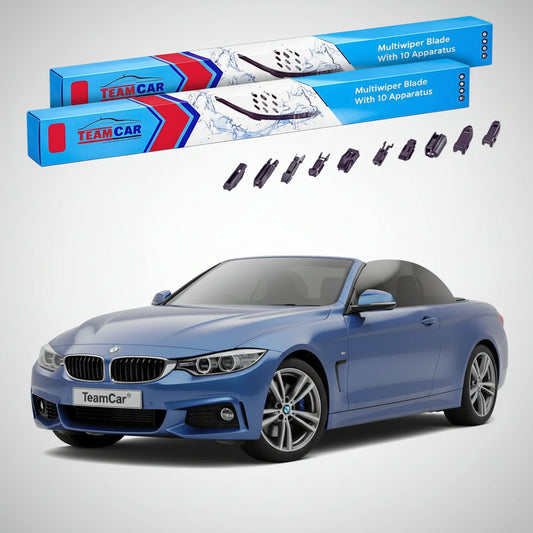 Ștergătoare TeamCar® pentru BMW Seria 4 Cabriolet (F33) 2014–2020 – Set Față Flat Premium