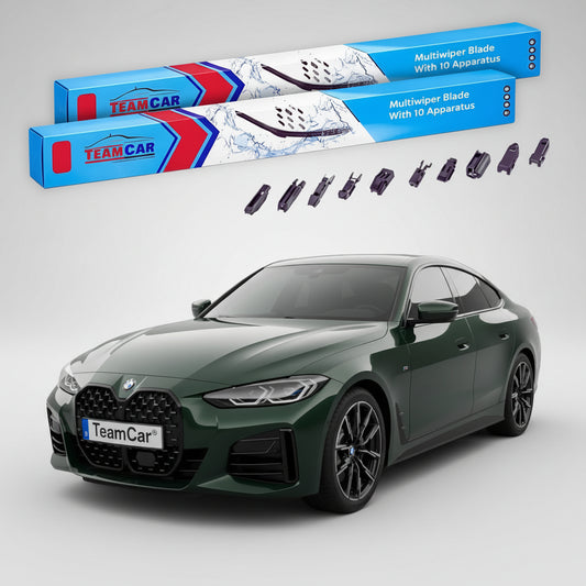 Ștergătoare TeamCar® pentru BMW Seria 4 Gran Coupé (G26) 2021–prezent – Set Față Flat Premium