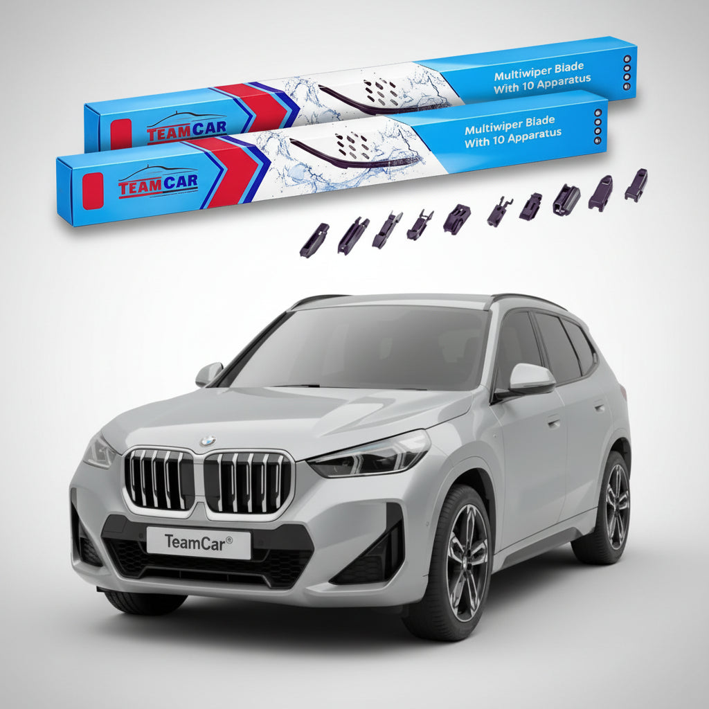 Ștergătoare TeamCar® pentru BMW X1 (U11) 2022–prezent – Set Față Flat Premium
