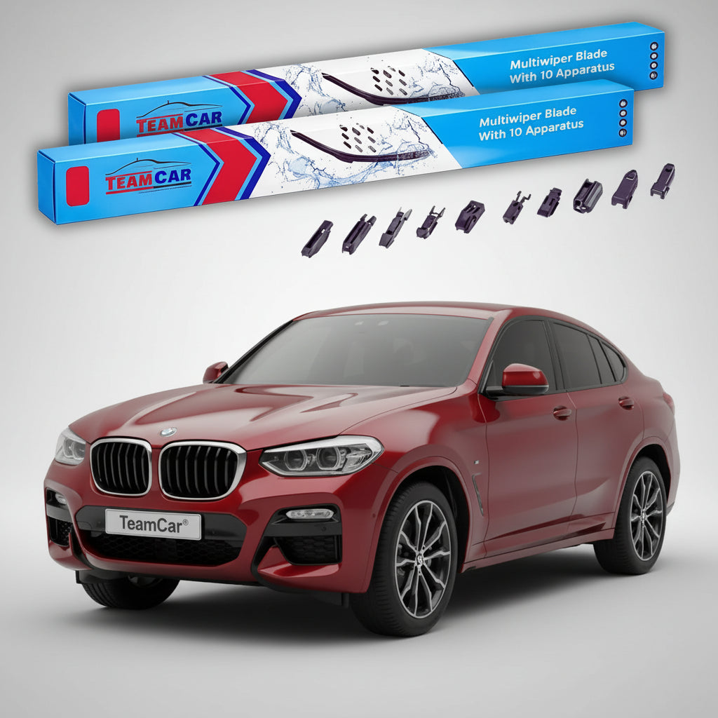 Ștergătoare TeamCar® pentru BMW X4 (G02) 2018–prezent – Set Față Flat Premium
