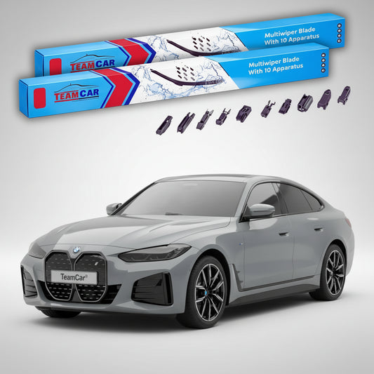 Ștergătoare TeamCar® pentru BMW i4 (G26 BEV) 2021–prezent – Set Față Flat Premium