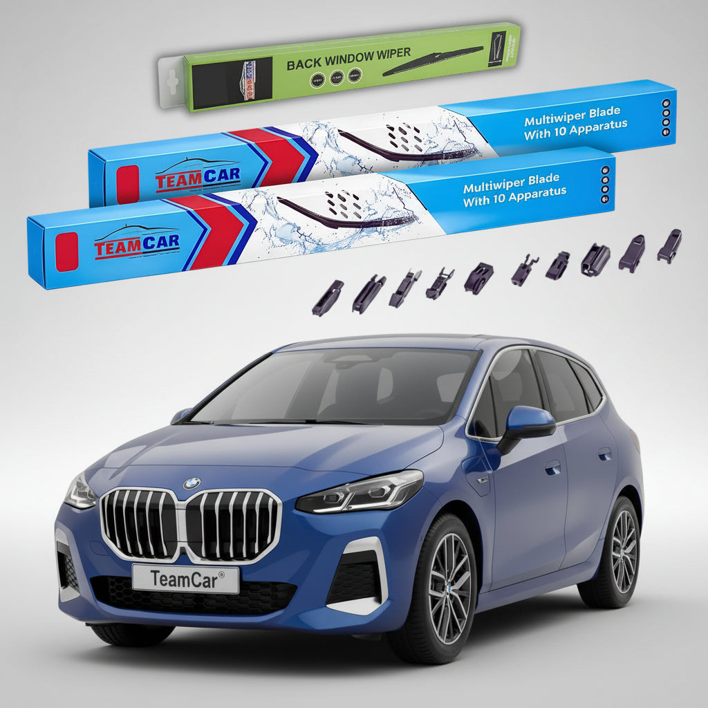 Ștergătoare TeamCar® pentru BMW Seria 2 Active Tourer (U06) 2021–prezent – Set Față și Spate Flat Premium