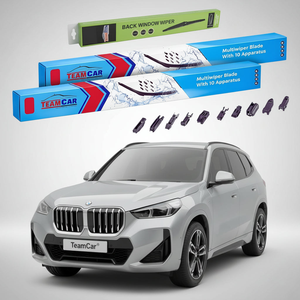 Ștergătoare TeamCar® pentru BMW X1 (U11) 2022–prezent – Set Față și Spate Flat Premium