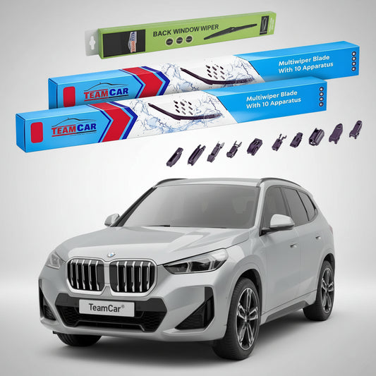 Ștergătoare TeamCar® pentru BMW X1 (U11) 2022–prezent – Set Față și Spate Flat Premium