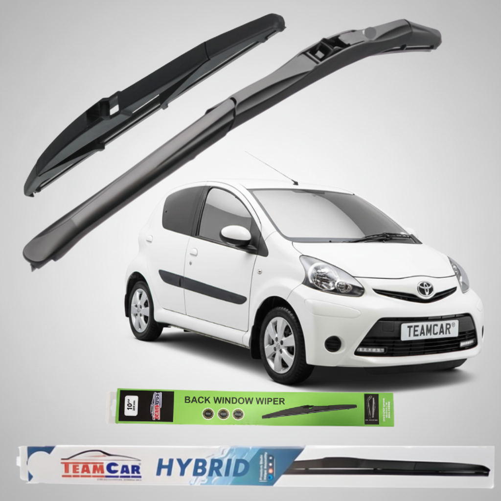 Ștergătoare Hibride TeamCar® Toyota Aygo 5 uși (2005–2014) | Set Complet