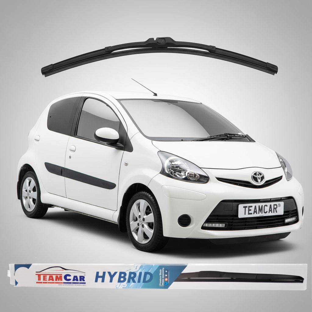 Ștergător Hibrid TeamCar® Toyota Aygo 5 uși (2005–2014) | Față
