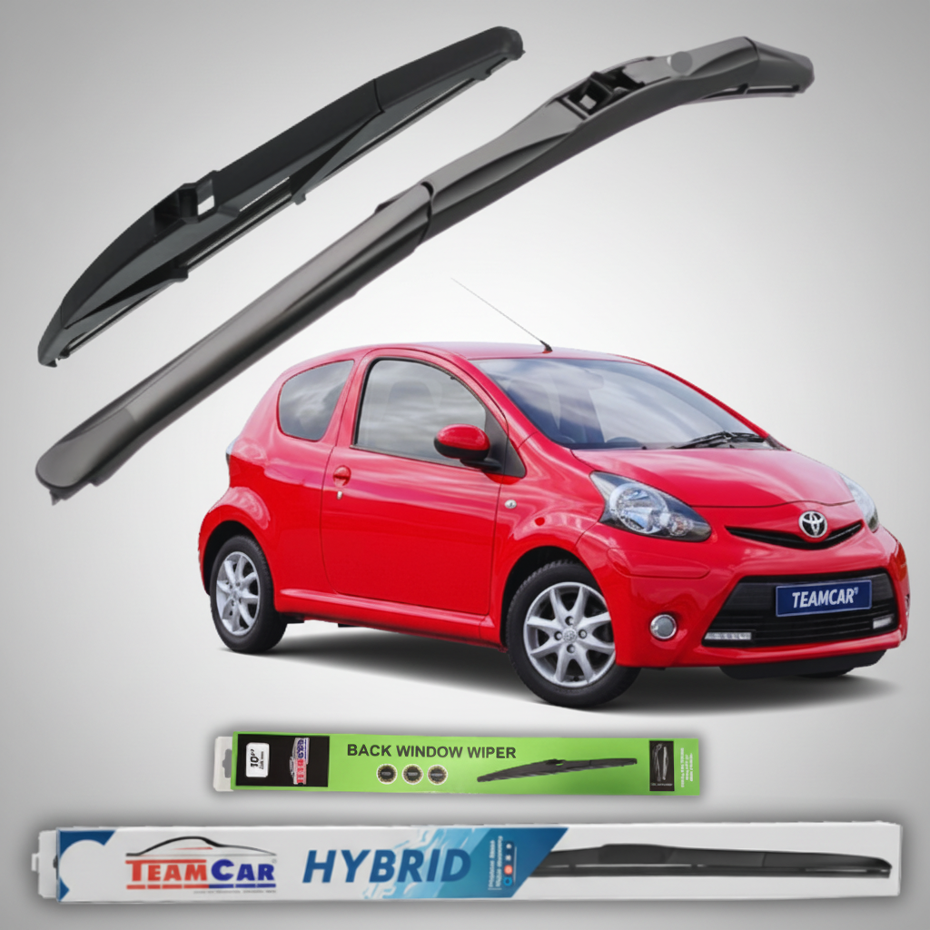 Ștergătoare Hibride TeamCar® Toyota Aygo Facelift II 3 uși (2012–2014) | Set Complet