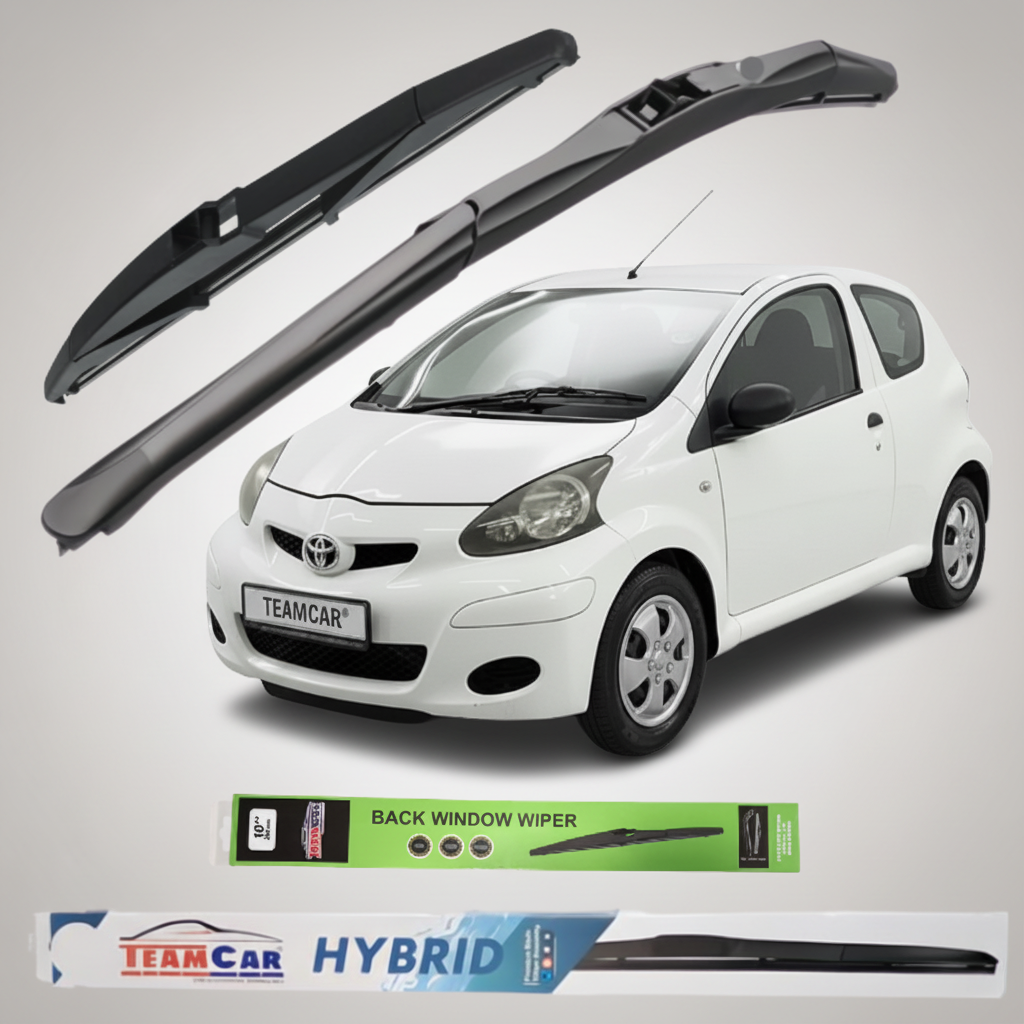 Ștergătoare Hibride TeamCar® Toyota Aygo Facelift 3 uși (2009–2012) | Set Complet