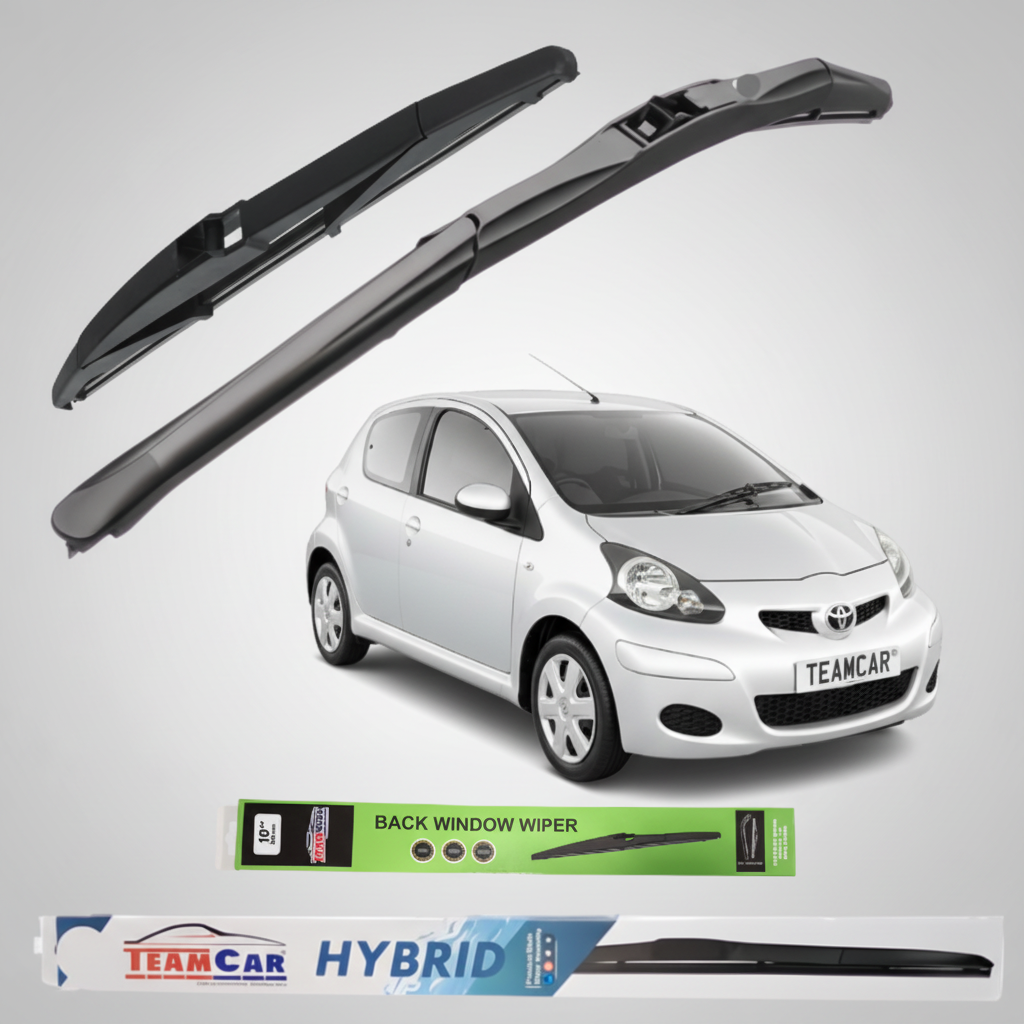 Ștergătoare Hibride TeamCar® Toyota Aygo Facelift 5 uși (2009–2012) | Set Complet