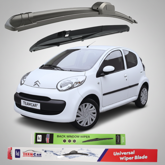 Ștergătoare TeamCar® Citroen C1 5 uși (2005–2009) | Set Complet