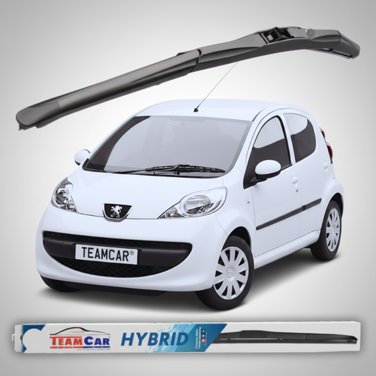 Ștergător Hibrid TeamCar® Peugeot 107 5 uși (2005–2009) | Față