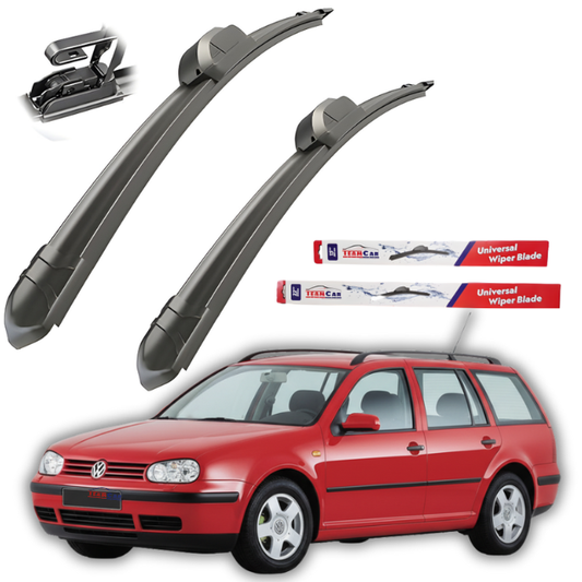 Car wiper blades with TeamCar packaging on a white background