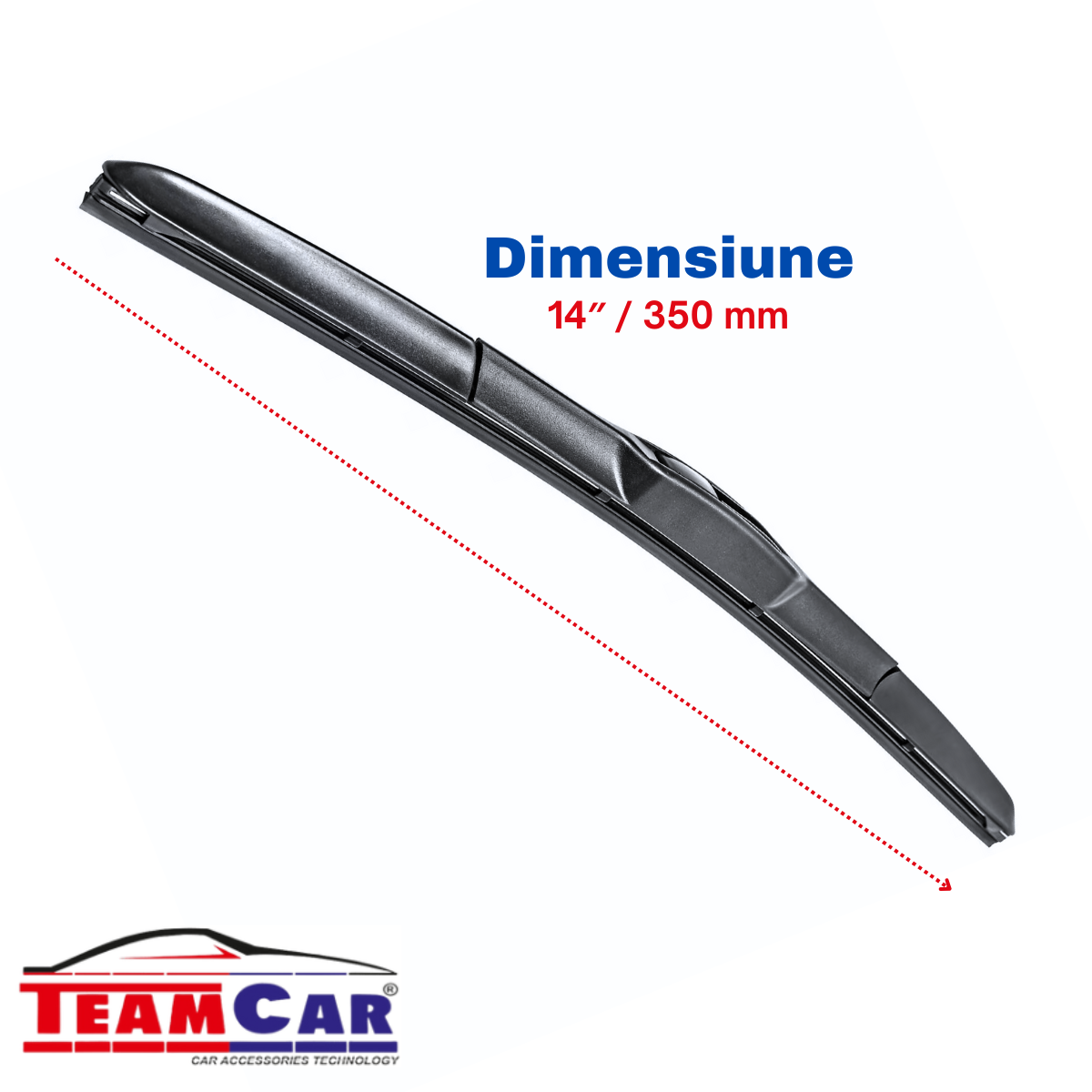 TeamCar® 14 inch (350 mm) car windshield wiper - Hybrid - Universal