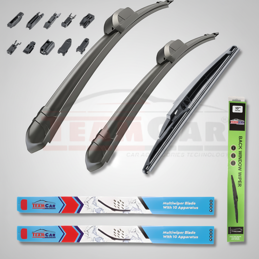 stergătoare teamcar set complet față spate