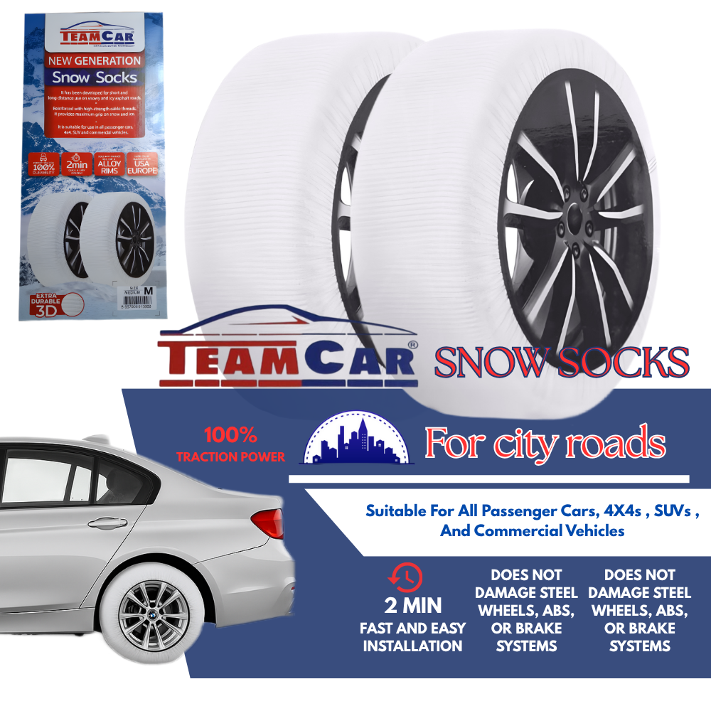 TeamCar_Snow_Socks_White