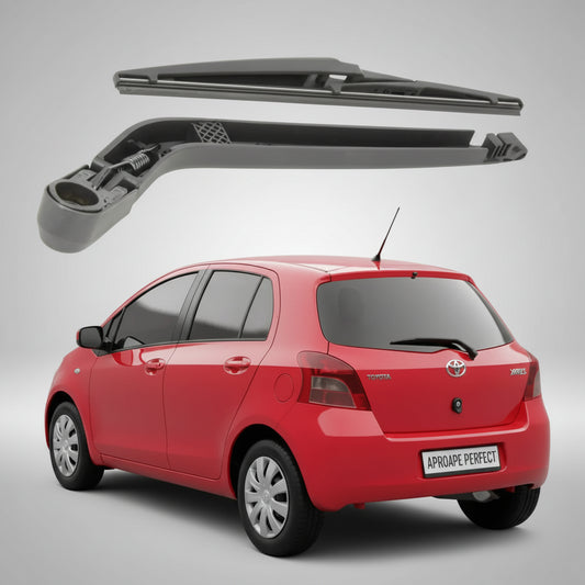Braț și Lamelă Ștergător Spate Toyota Yaris MK2 (2005-2012) – 305mm, Set Complet cu Capac Mammooth MMT RAW 088