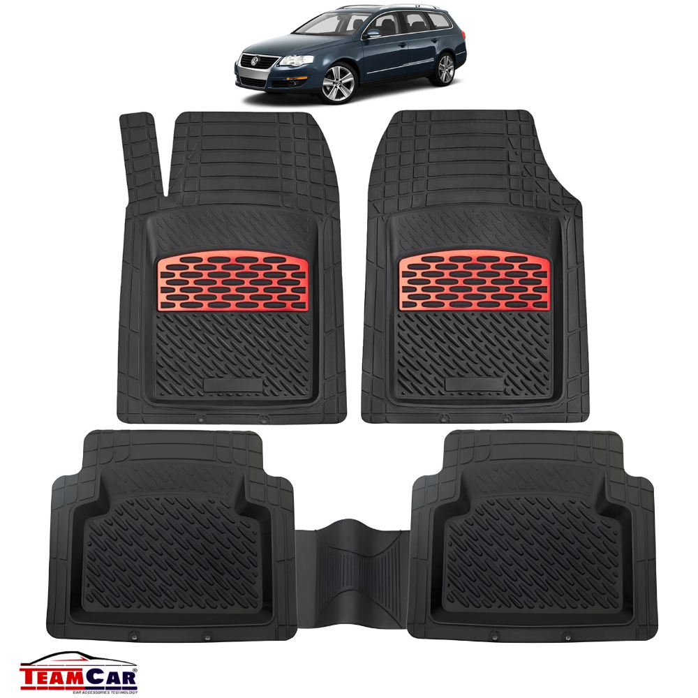 Covorase Volkswagen Passat B6 Variant Black/Red