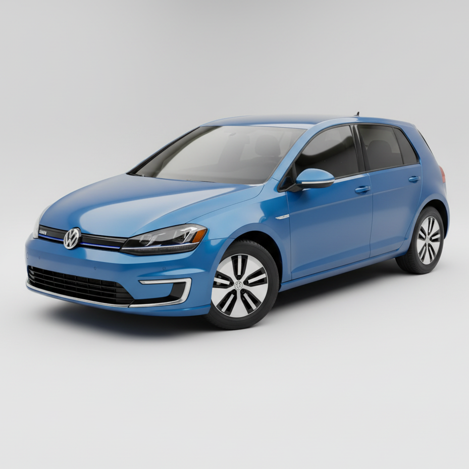 Tray Type Mats Compatible with Volkswagen e-Golf, Black