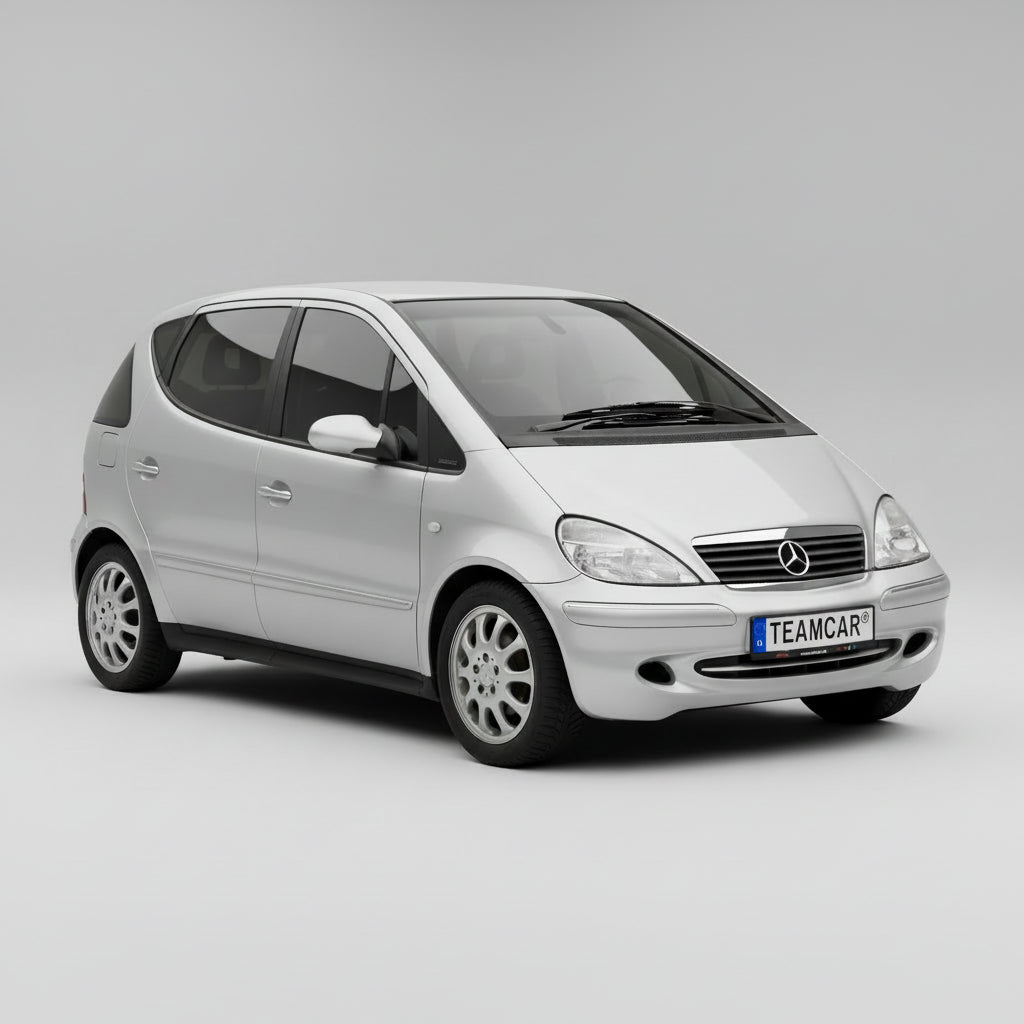 Silver Mercedes-Benz A-Class car 