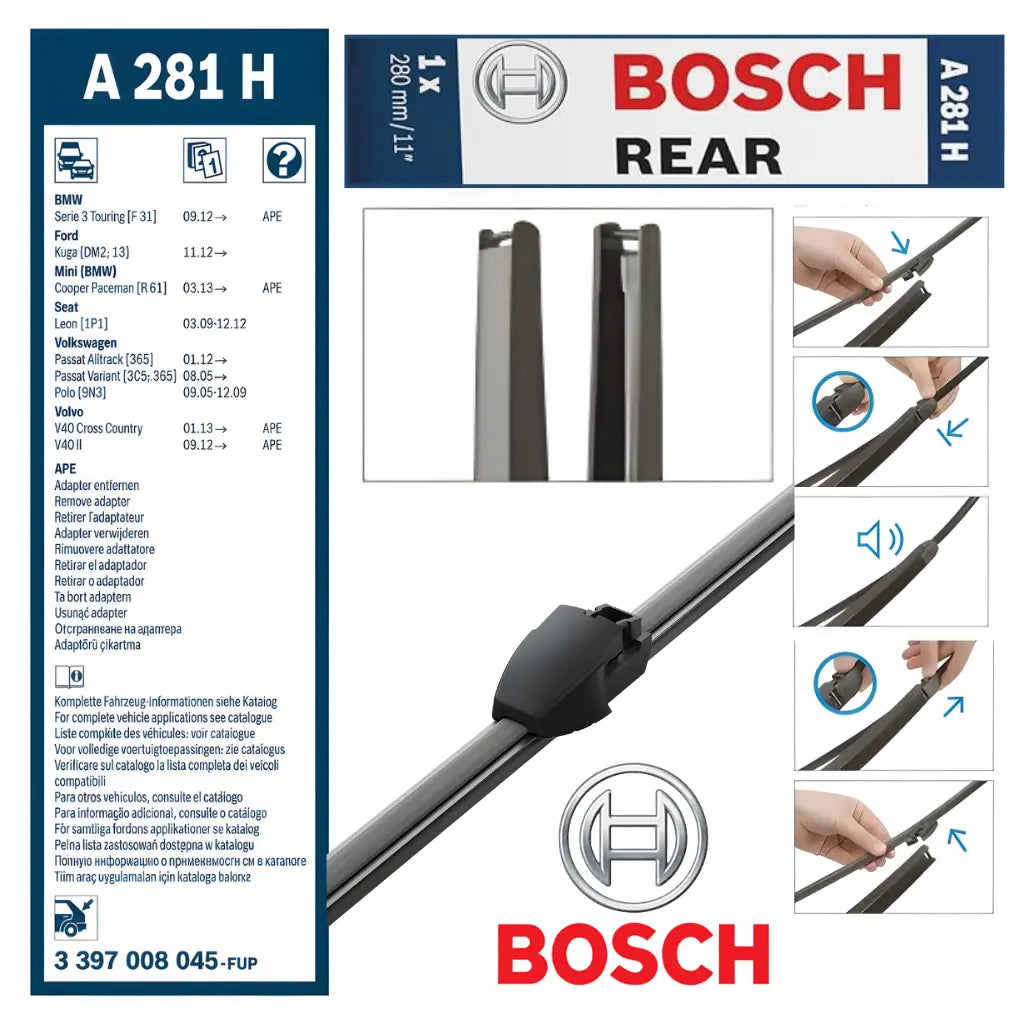 Ghid vizual de montaj BOSCH A281H