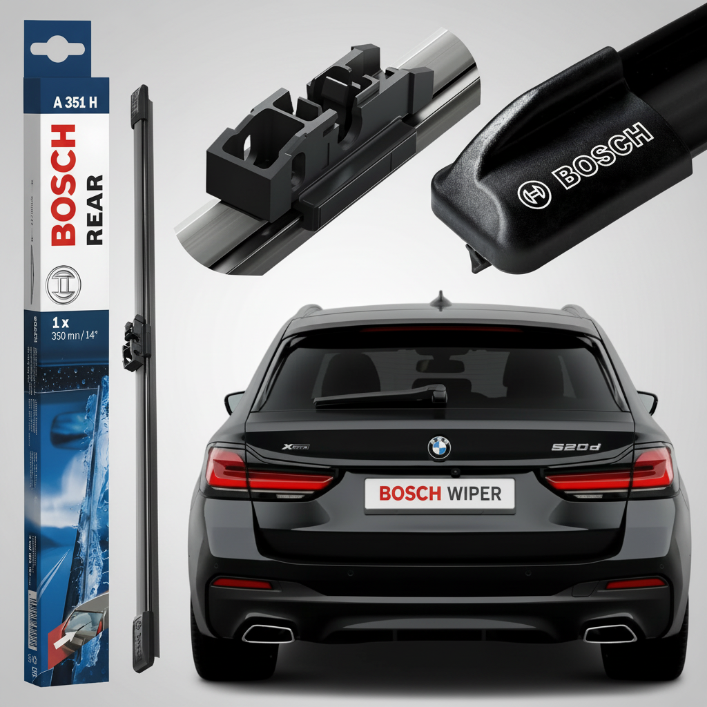 Ștergător Lunetă pentru BMW Seria 5 Touring (G31) 2017-2023 | Bosch Aerotwin Rear A351H