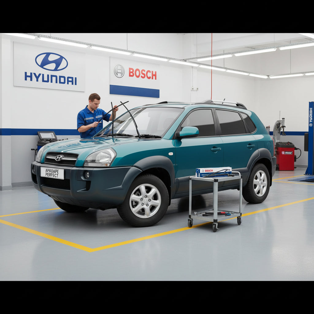Schimbare Set Ștergătoare Parbriz pentru Hyundai Tucson (JM) / SUV Van 2004-2010 | Bosch AR601S