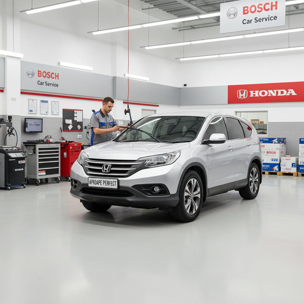 Schimbare Set 2 Ștergătoare Parbriz Bosch Aerotwin Retrofit AR653S la Honda CR-V IV RM (2012–2018) – 650 mm + 400 mm | Prindere Tip Cârlig (J-Hook)