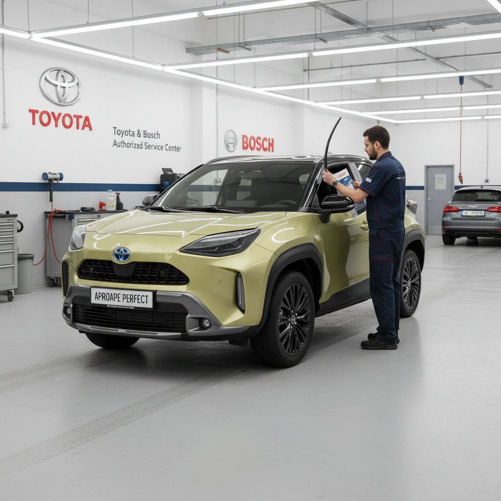 2 darabos Bosch Aerotwin AR653S ablaktörlő lapát készlet Toyota Yaris Crosshoz (2020-tól napjainkig) – 650 mm + 400 mm | J-kampós rögzítés