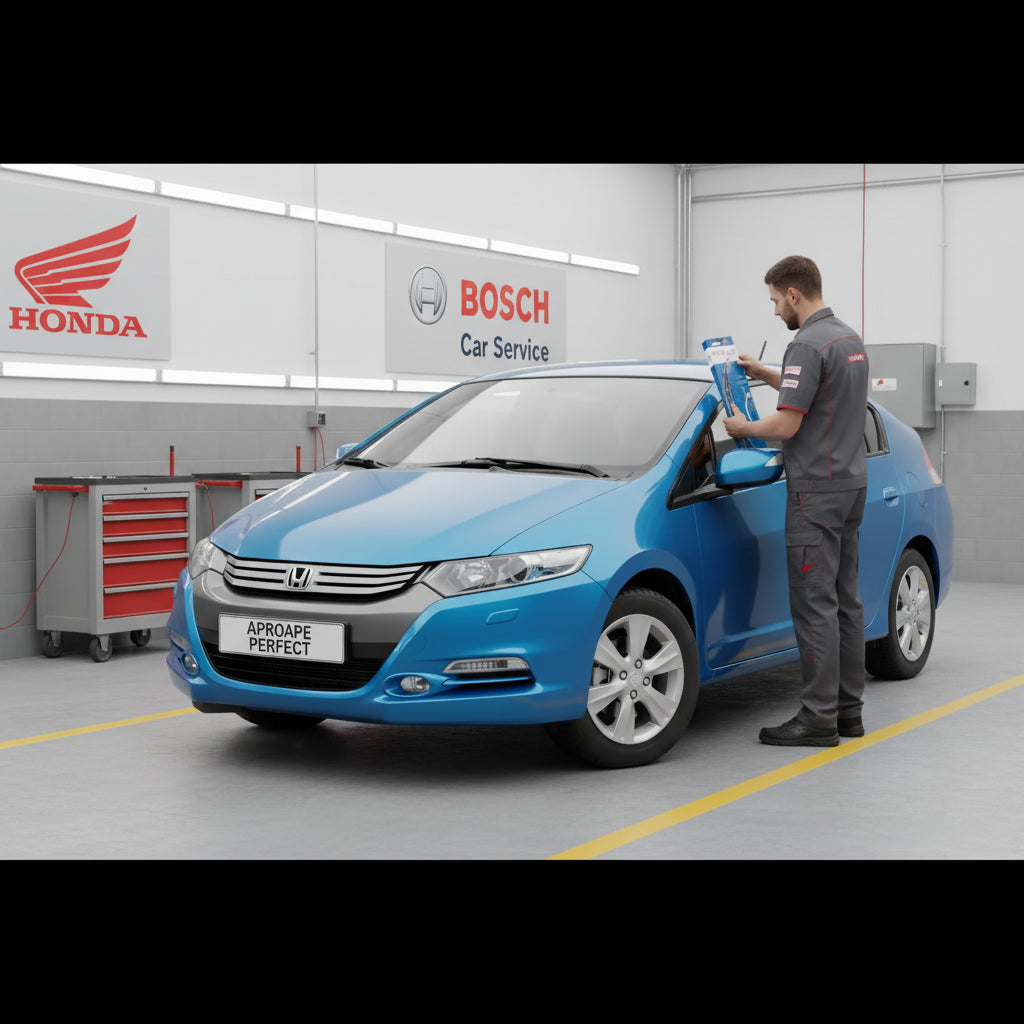 Schimbare Set 2 Ștergătoare Parbriz Bosch Aerotwin Retrofit AR653S la Honda Insight ZE (2009–2014) – 650 mm + 400 mm | Prindere Tip Cârlig (J-Hook)