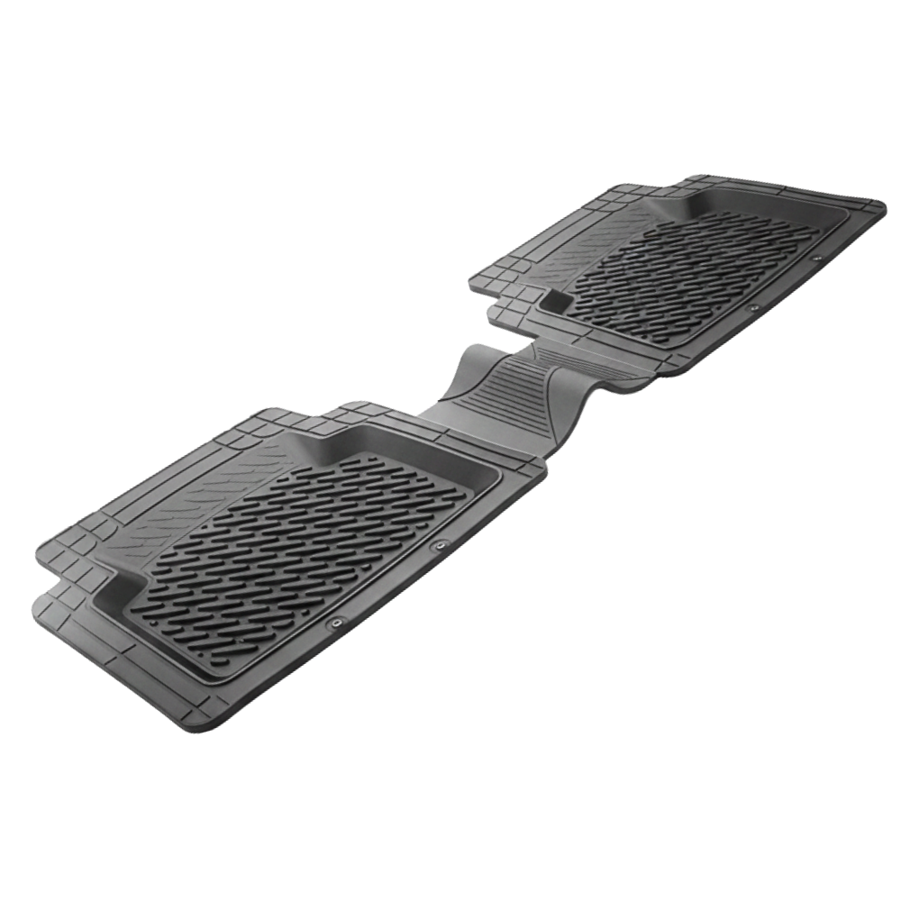 Set mit 3 TeamCar® Kofferraummatten – Wannenform, strapazierfähiges Gummi, universell 