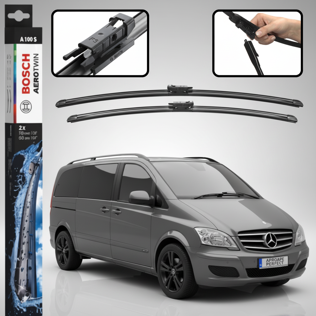 Set Ștergătoare Bosch Aerotwin A100S pentru Mercedes Viano Kompakt (W639)