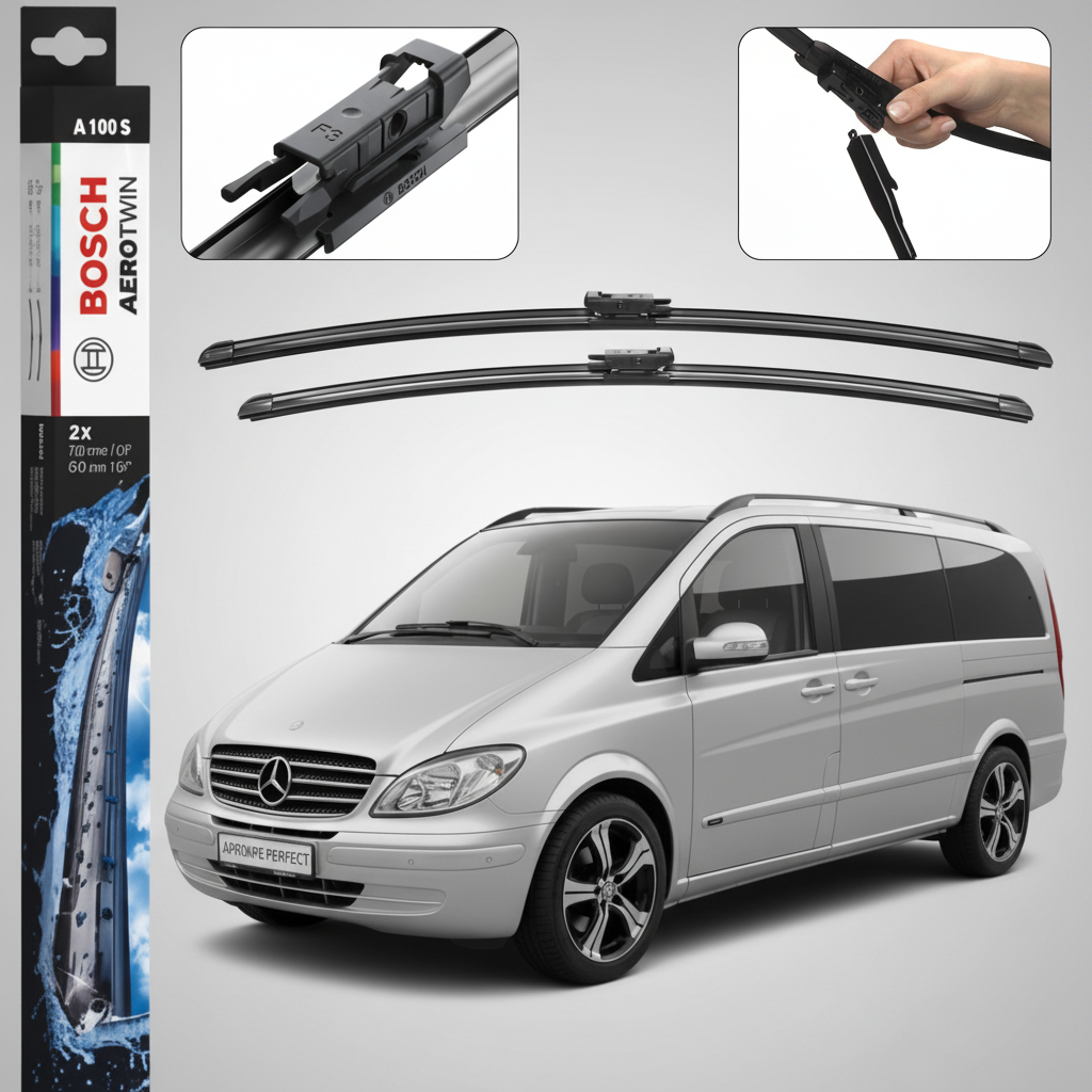 Set Ștergătoare Bosch Aerotwin A100S pentru Mercedes Viano Lang (W639)