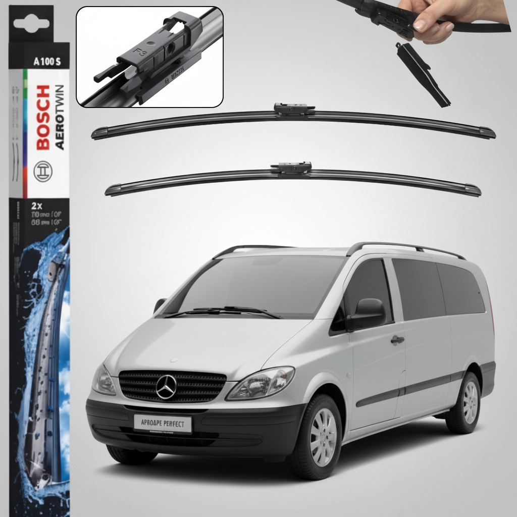 Set Ștergătoare Bosch Aerotwin A100S pentru Mercedes Vito Bus Extralang (W639)